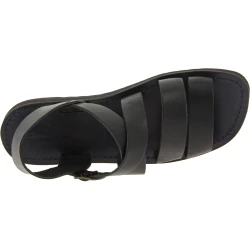 Handgefertigte Herren-Sandalen aus schwarze Leder
