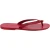 Tongs homme cuir rouge fait à la main en Italie