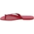 Tongs homme cuir rouge fait à la main en Italie