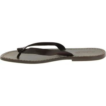Handmade mud leather thongs sandals for men