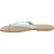 Tongs homme cuir blanc fait à la main en Italie