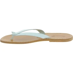 White leather thongs sandals for men Handmade