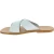 Men's white leather slipper sandals handmade in Italy