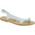 Sandalias de piel blanca para mujeres hecho a mano en Italia