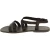 Men's mud color leather Franciscan sandals Handmade in Italy