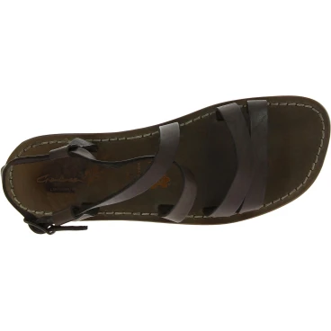 Sandales religieux pour homme en cuir boue fait à la main