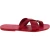 Tongs en cuir rouge pour homme fait à la main en Italie