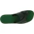Chanclas trenzadas en el dedo gordo de cuero verde hechas a mano