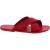Men's leather slippers handmade in Italy in red leather