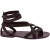 Men's violet leather roman gladiator sandals Handmade in Italy