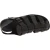 Sandalias frailes para hombre en cuero negro hechas en Italia