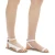 Sandalias de piel blanca para mujeres hecho a mano en Italia