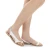 White leather thong sandals for women Handmade in Italy