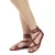 Damen Riemchen-Sandalen aus rote Leder in Italien Handgemachte
