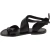 Sandales en cuir noir pour femme travaillé à la main en Italie