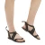 Sandali donna in pelle color fango fatti a mano in Italia