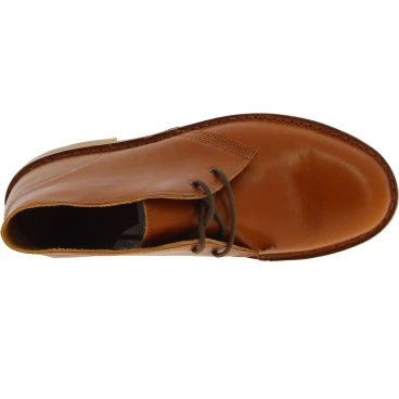 Botas desierto para mujer de cuero marrón Hecho a mano en Italia