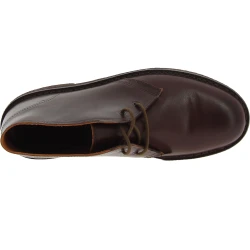 Botas desierto para mujer de cuero marrón oscuro Hecho a mano en Italia