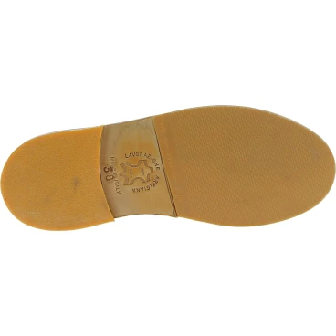 Zapatos bajos para mujer de cuero marrón Hecho a mano en Italia