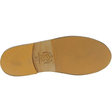 Chaussures basses femme en cuir marron foncé artisanales fabriqué en Italie