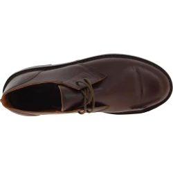 Women's dark brown leather low top shoes handmade in Italy