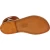 Sandalias de tiras planas de cuero marron para mujer hechas a mano en Italia