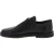 Zapatos bajos para hombre de cuero negro Hecho a mano en Italia