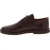 Women's dark brown leather low top shoes handmade in Italy