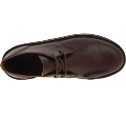Zapatos bajos para hombre de cuero marrón oscuro Hecho a mano en Italia