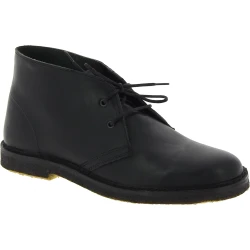 Desert Lederboots Manner Schwarz Handgefertigt in Italien