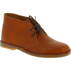 Desert boots homme en cuir marron artisanales fabriqué en Italie