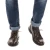 Botas desierto para hombre de cuero marrón oscuro Hecho a mano en Italia