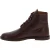 Bottines homme en cuir marron foncé artisanales fabriqué en Italie