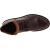 Men's dark brown leather ankle boots handmade in Italy
