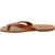 Tong homme en cuir marron artisanal fait en Italie