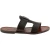 Zapatillas de cuero marron oscuro para mujer hecho a mano en italia