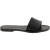 Zapatillas romanas de cuero negro para mujer hecho a mano