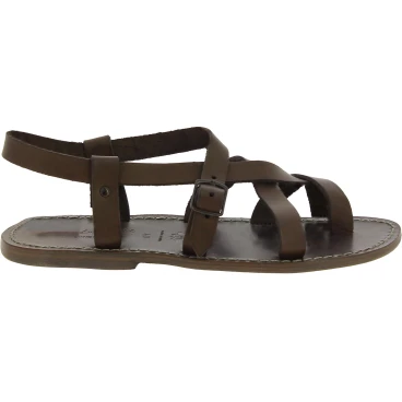 Sandales pour homme en cuir boe fait à la main en Italie