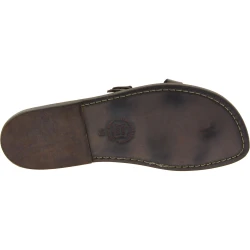 Sandalias gladiador para hombres de piel colores barro real