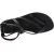 Handmade women's flat sandals in black leather