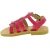 Attica Persephone Sandali gladiatore da bambina in pelle di vitello fucsia chiusura con fibbia