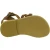 Sandali intrecciati gladiatore da bambino in pelle nubuck marrone chiusura con fibbia
