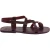 Gladiator sandals for men in violet color calf leather