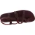 Sandales pour homme en cuir violet fait à la main en Italie