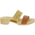 Sabot in legno da donna artigianali con fascia in rafia e pelle color cuoio