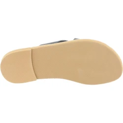 Sandalias para hombre con bandas cruzadas en piel nobuck marrón oscuro