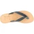 Sandalias de tiras para hombre en cuero nobuck negro hechas a mano