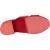 Red mules with leather and rafia band Handmade