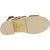 Zuecos mujer de madera con correa de piel beige