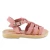 Attica Persephone Sandali gladiatore da bambino in pelle nubuck marrone chiusura con fibbia